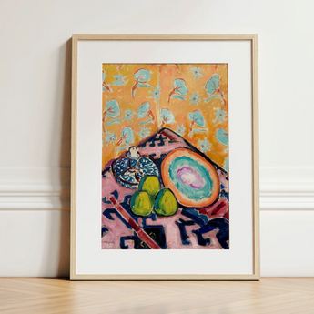 Still Life - Alfred Henry Maurer Fauvist Art Print / Canvas, 12x16’’ / 31x41cm / Natural Frame / Matboard, Posters Prints & Visual Artwork,