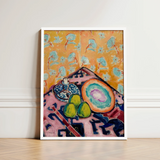Still Life - Alfred Henry Maurer Fauvist Art Print / Canvas Vibrant Abstract Painting White Frame Bold Orange, Prints
