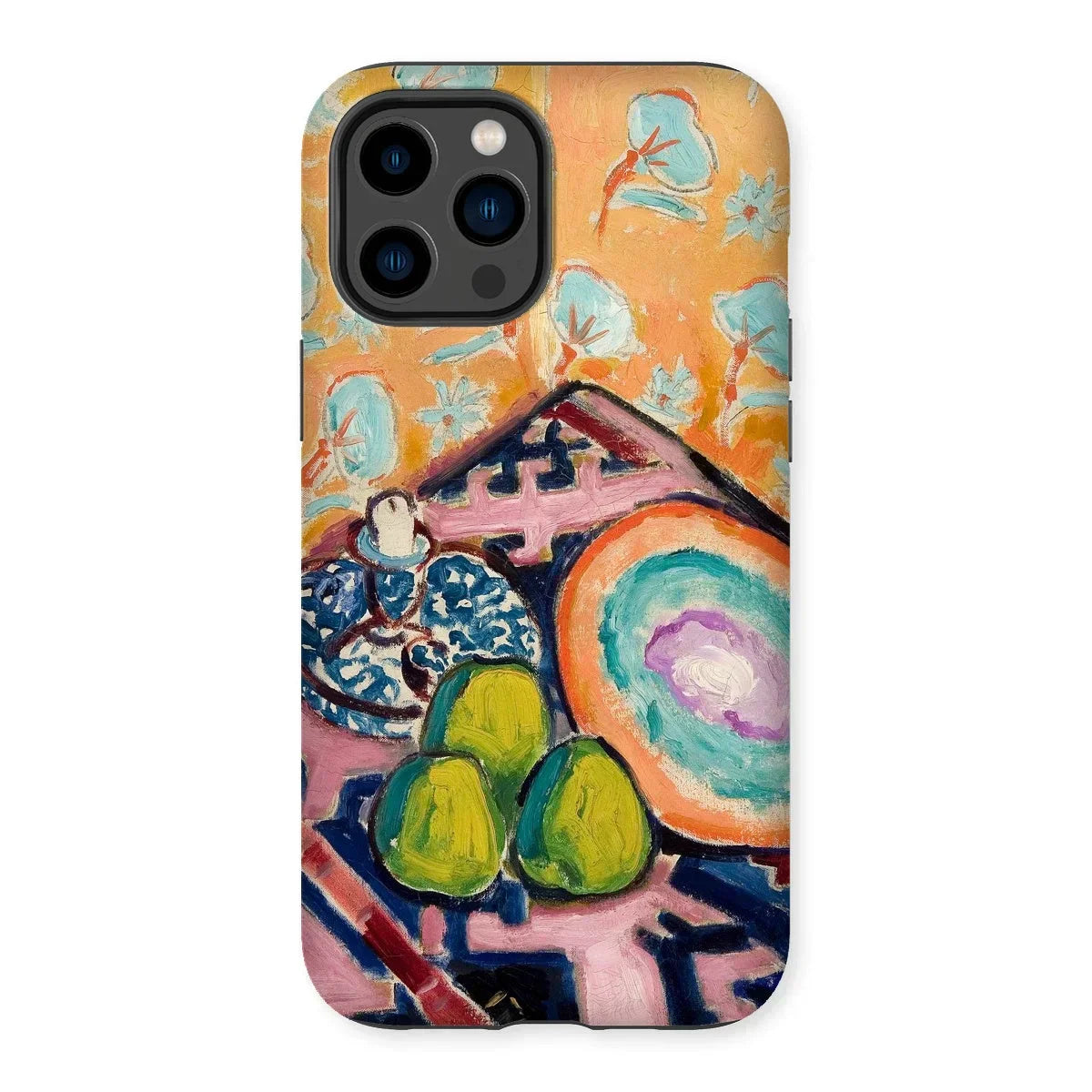 Still Life - Alfred Henry Maurer Fauvist Iphone Case, 14 Pro Max / Matte, Colorful Artistic Phone Case Life Painting Fruits Decorative