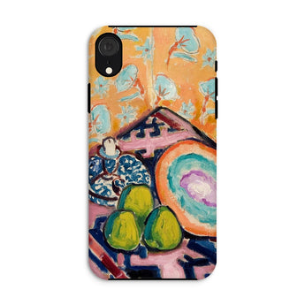 Still Life - Alfred Henry Maurer Fauvist Iphone Case, Xr / Matte, Phone Case Colorful Life Painting Fruits Floral Patterns