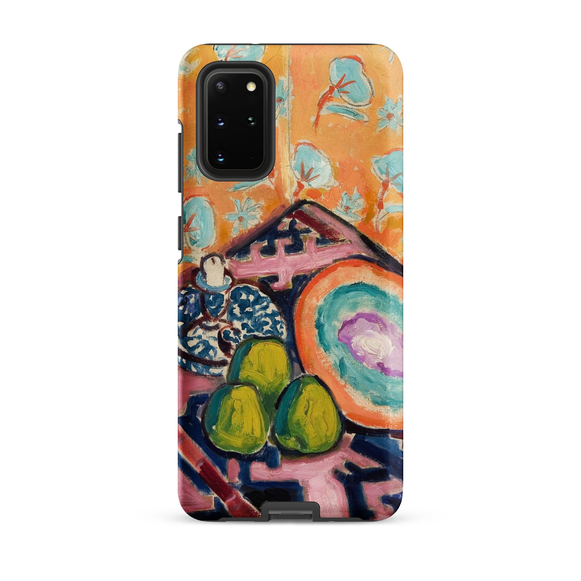 Still Life Alfred Henry Maurer Fauvist Samsung Case, Galaxy S20 Plus / Matte, Smartphone Case Colorful Abstract Painting Design