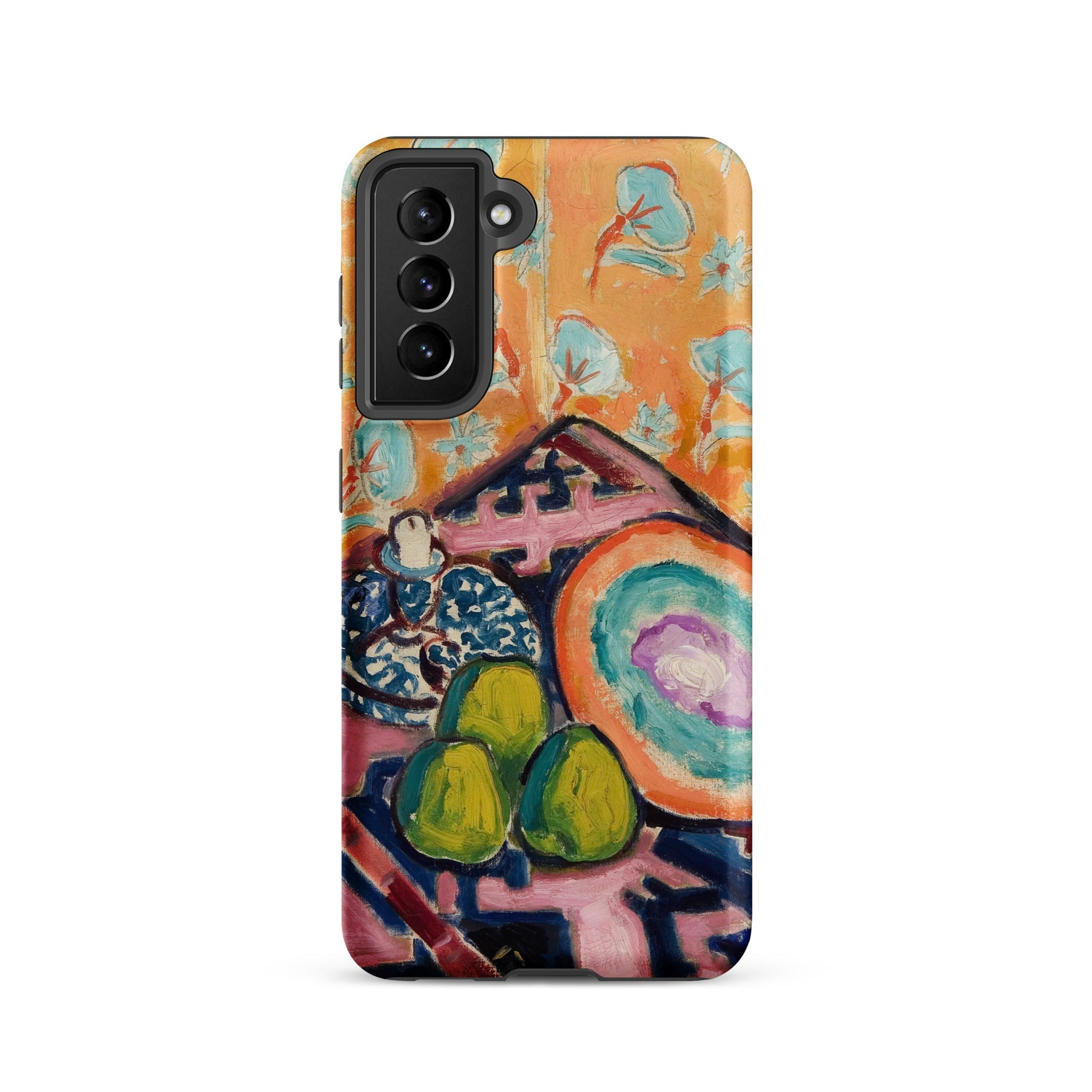 Still Life Alfred Henry Maurer Fauvist Samsung Case, Galaxy S21 / Matte, Smartphone Case Colorful Abstract Art Design