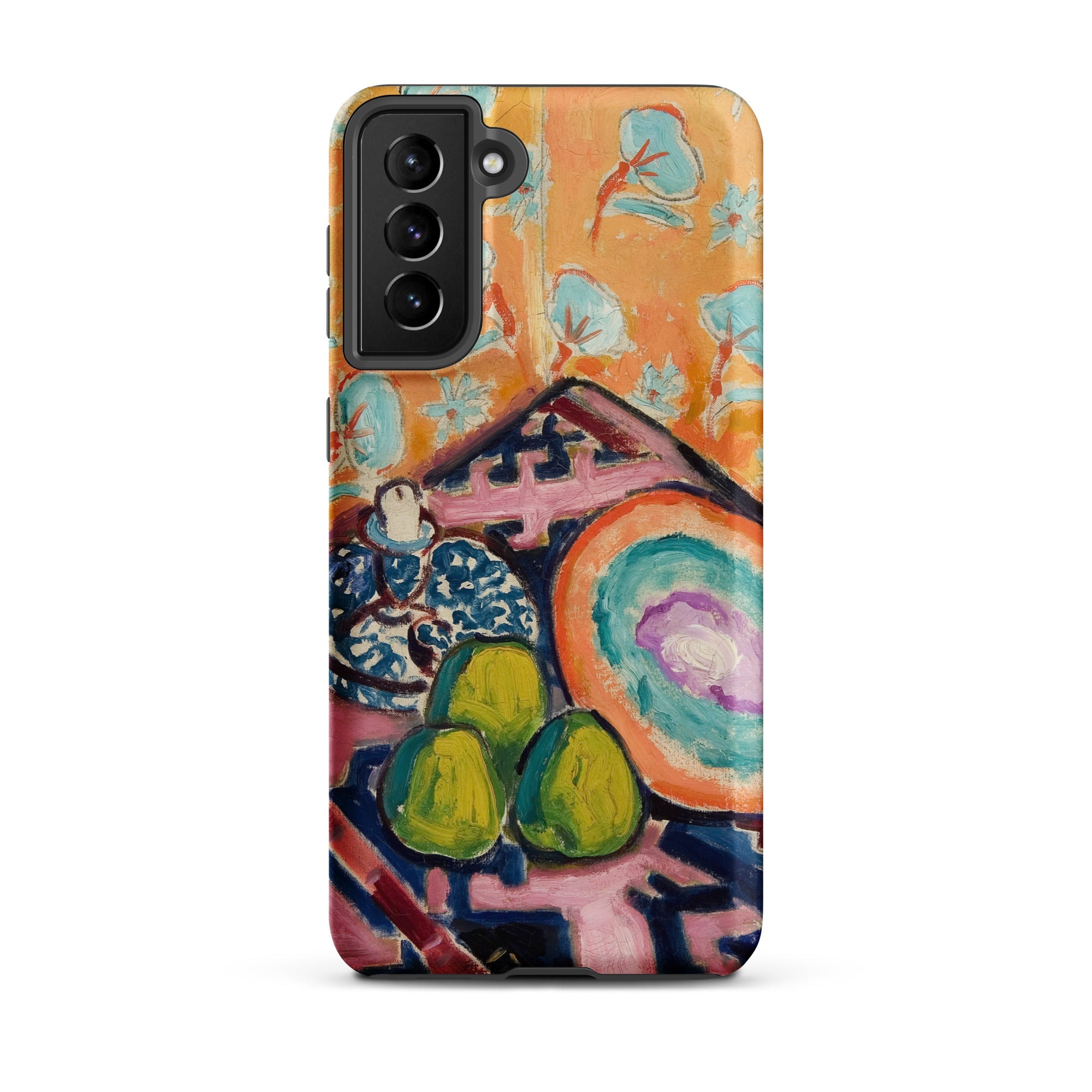 Still Life Alfred Henry Maurer Fauvist Samsung Case, Galaxy S21 Plus / Matte, Smartphone Case Abstract Painting