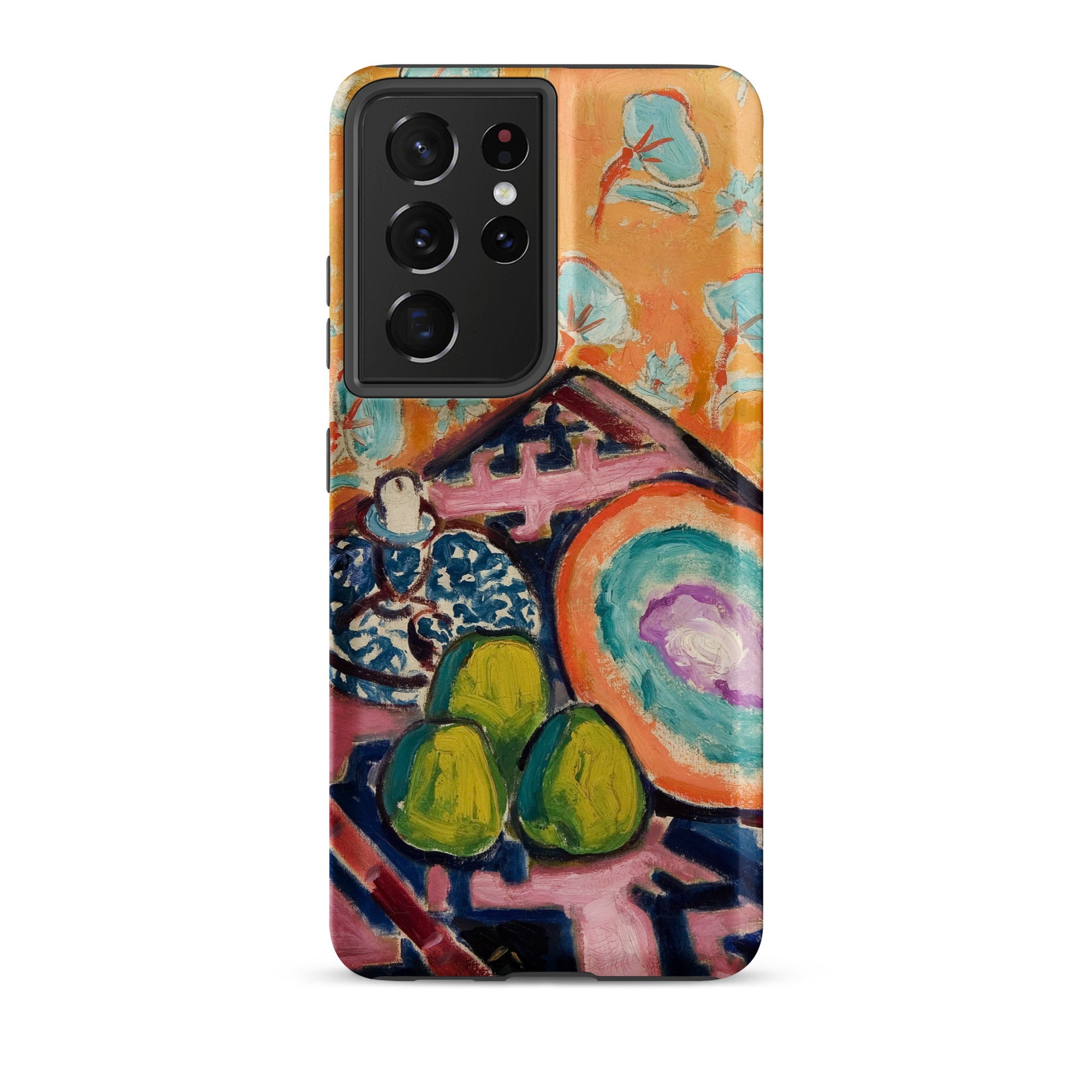 Still Life Alfred Henry Maurer Fauvist Samsung Case, Galaxy S21 Ultra / Matte, Smartphone Case Abstract Colorful Painting