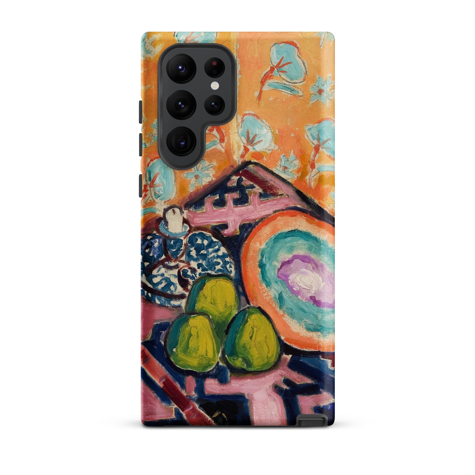 Still Life Alfred Henry Maurer Fauvist Samsung Case, Galaxy S22 Ultra / Matte, Smartphone Case Colorful Abstract Life Painting
