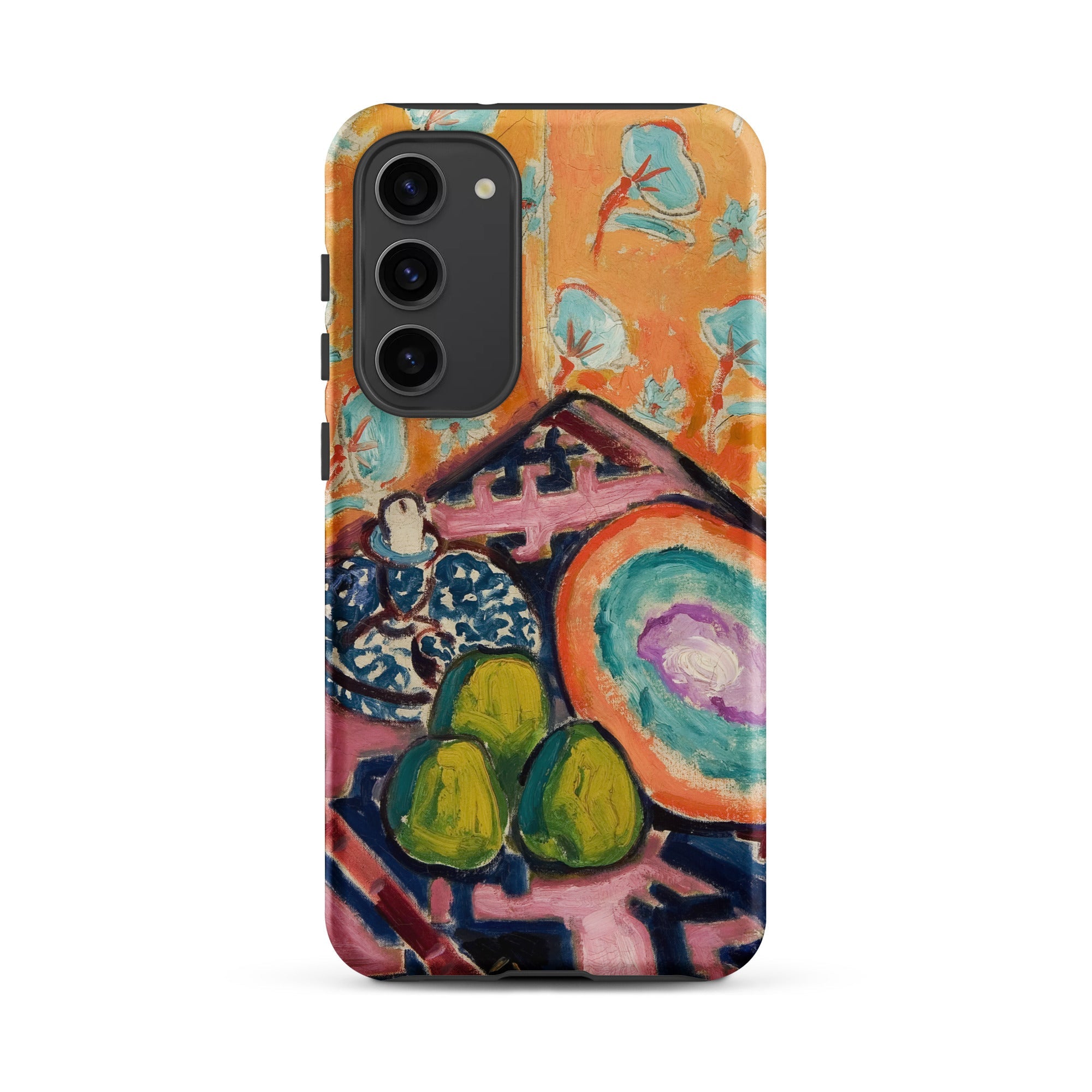 Still Life Alfred Henry Maurer Fauvist Samsung Case, Galaxy S23 Plus / Matte, Smartphone Case Vibrant Still Life Painting