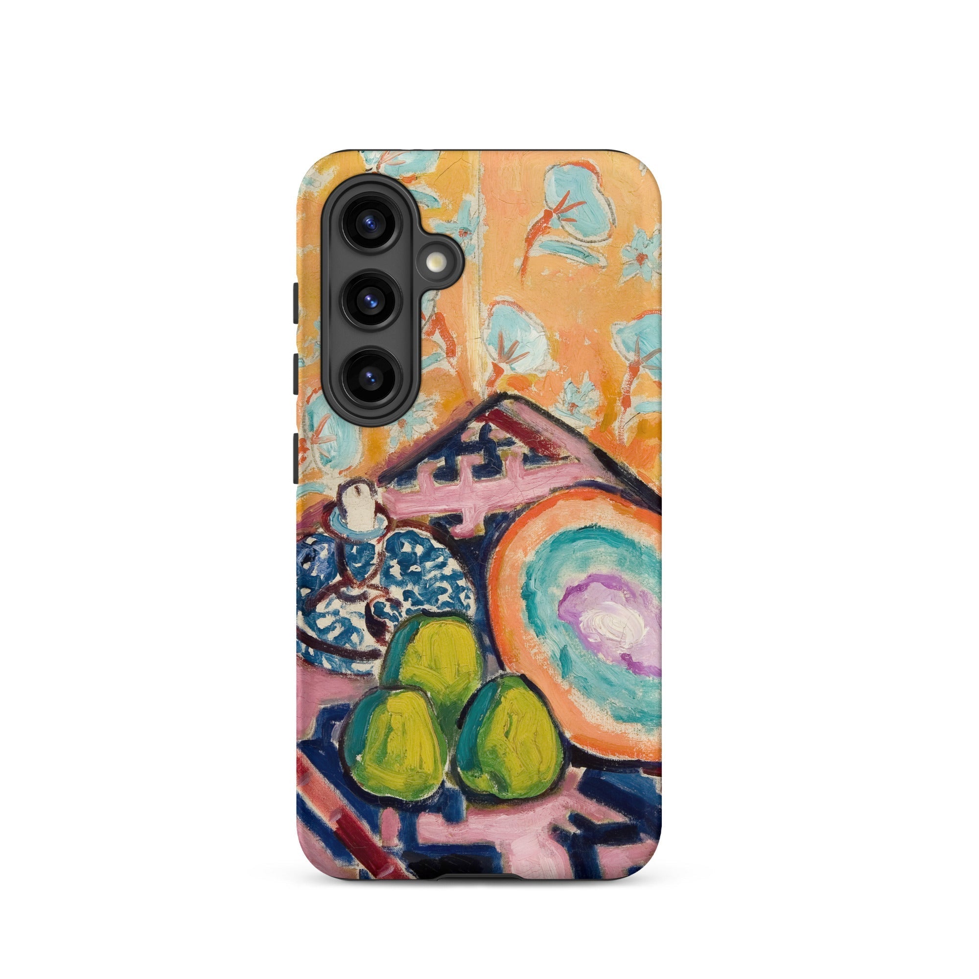 Still Life Alfred Henry Maurer Fauvist Samsung Case, Galaxy S24 / Matte, Smartphone Case Vibrant Abstract Life Painting