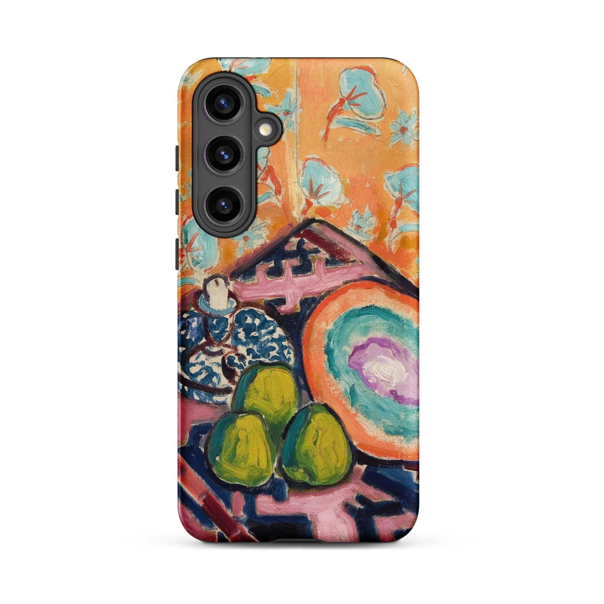 Still Life Alfred Henry Maurer Fauvist Samsung Case, Galaxy S24 Plus / Matte, Smartphone Case Vibrant Still Life Painting