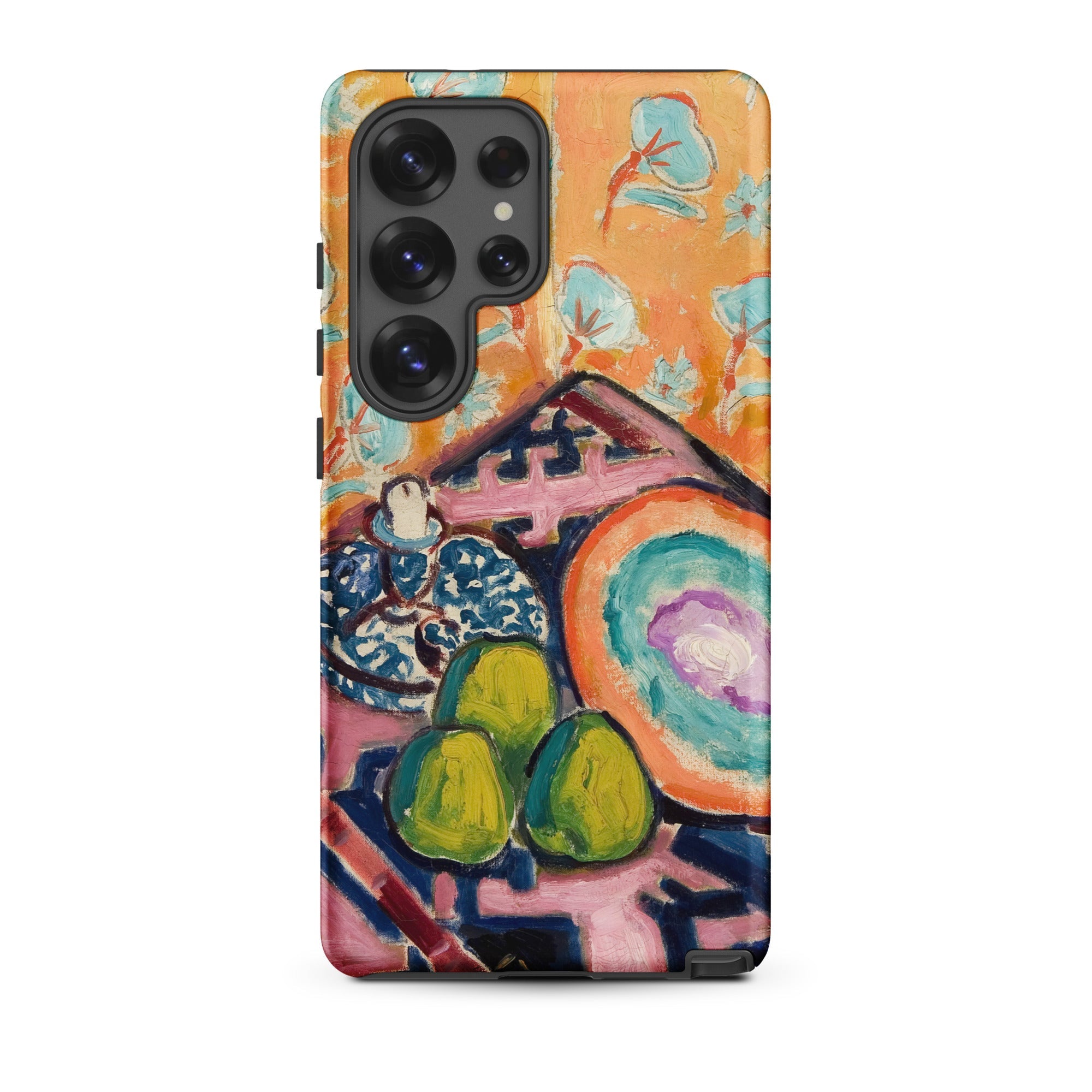 Still Life Alfred Henry Maurer Fauvist Samsung Case, Galaxy S25 Ultra / Matte, Smartphone Case Colorful Abstract Painting Fruit Patterns