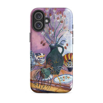 Still Life with Flowers - Henri Matisse Iphone Case, 16 Plus / Matte, Artistic Phone Case