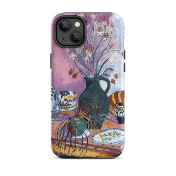 Still Life with Flowers - Henri Matisse Phone Case Iphone 14 Plus / Matte Artistic Phone Case Henri Matisse Iphone, Fauvist Painting Style,