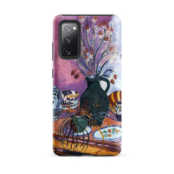 Still Life with Flowers - Henri Matisse Samsung Case, Galaxy S20 Fe / Matte, Smartphone Case Colorful Life Painting Vase Flowers Dishes