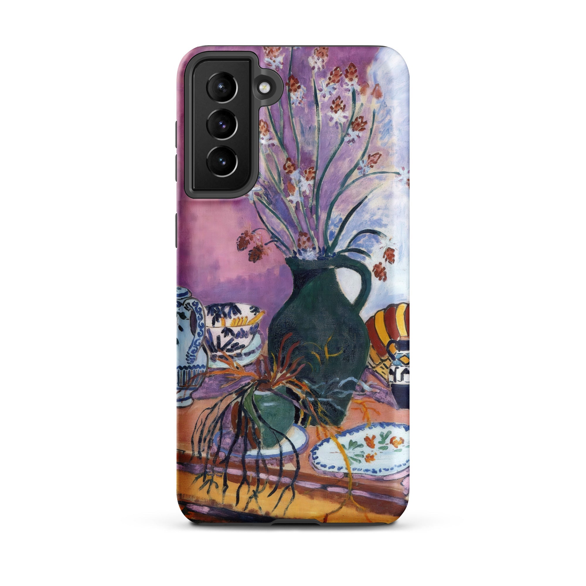 Still Life with Flowers Henri Matisse Samsung Case, Galaxy S21 Plus / Matte, Smartphone Case Life Painting