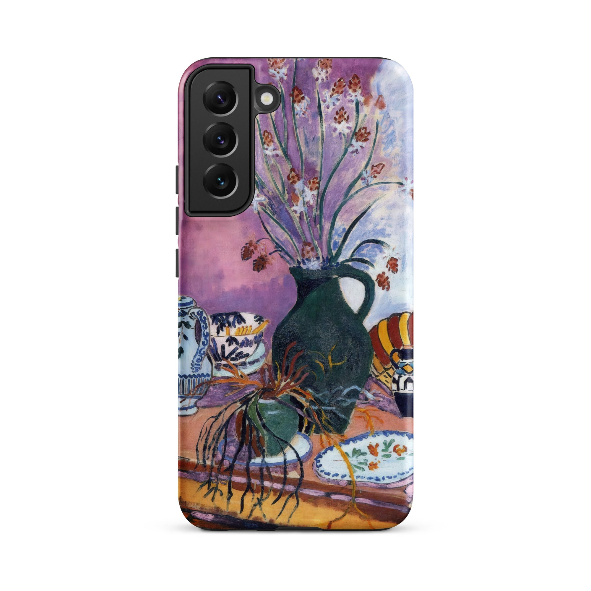 Still Life with Flowers Henri Matisse Samsung Case, Galaxy S22 Plus / Matte, Phone Case Life Painting Design