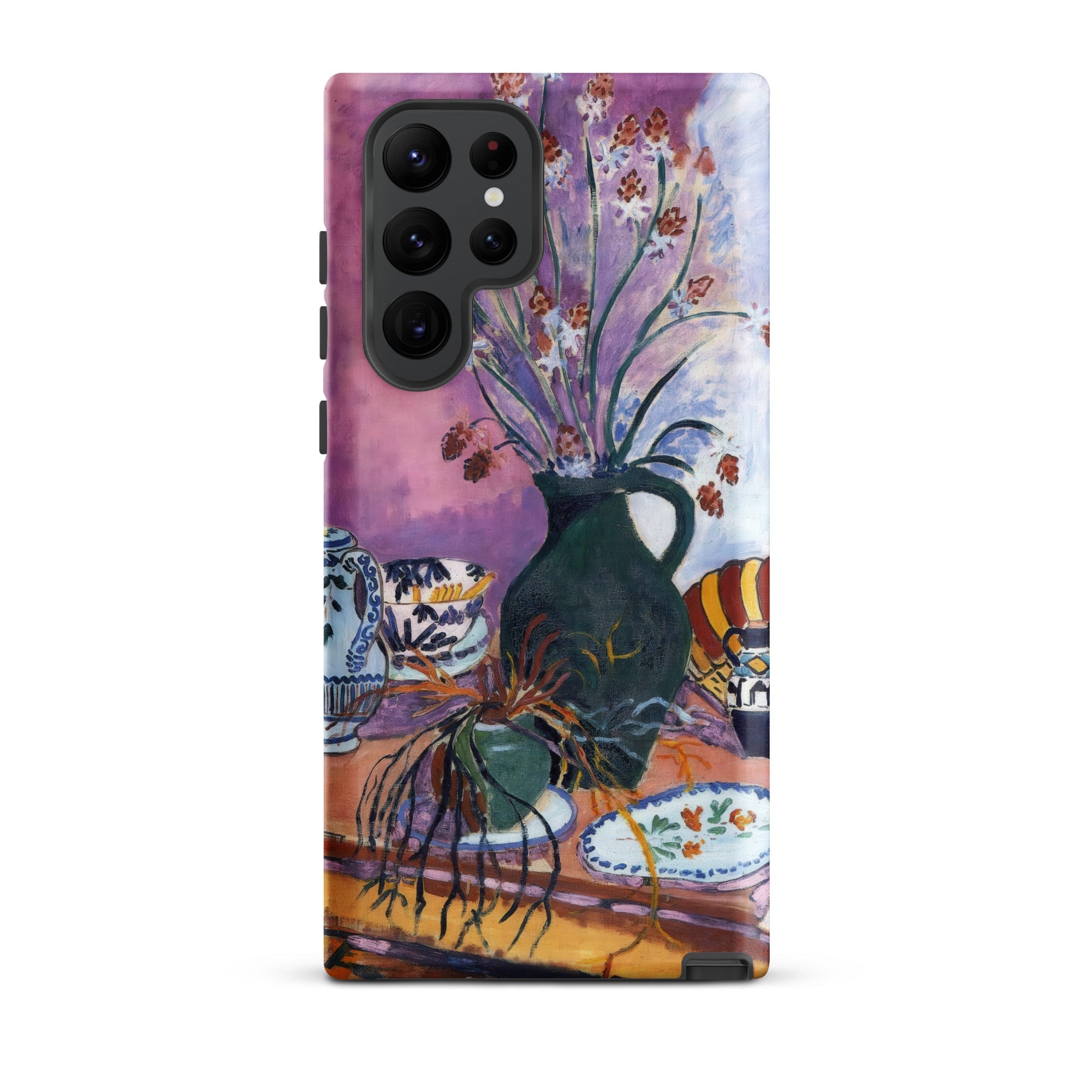Still Life with Flowers Henri Matisse Samsung Case, Galaxy S22 Ultra / Matte, Smartphone Case Still Life Painting Vase Flowers Objects
