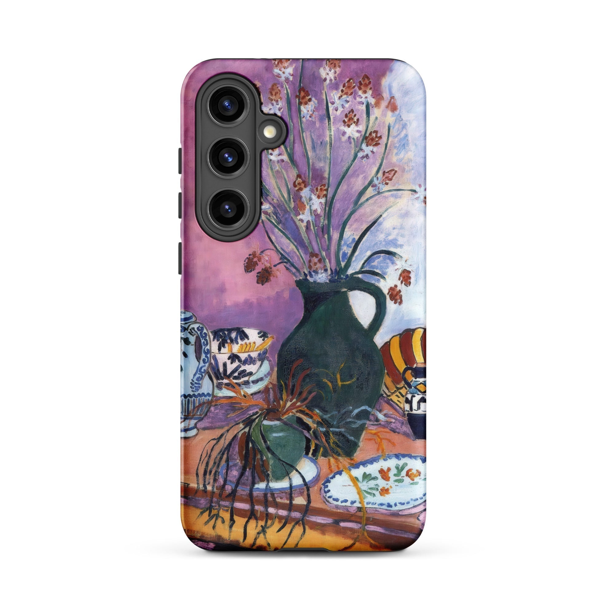 Still Life with Flowers Henri Matisse Samsung Case, Galaxy S24 Plus / Matte, Smartphone Case Vibrant Still Life Painting