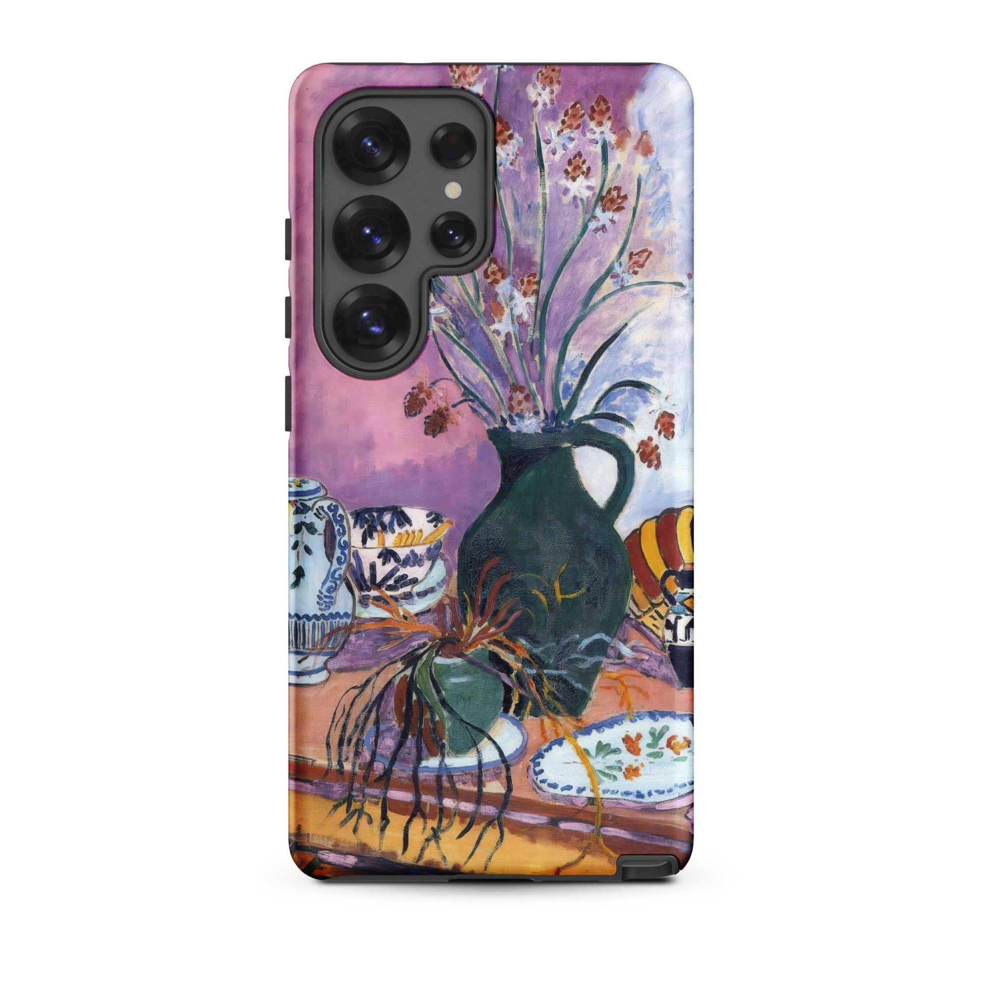 Still Life with Flowers Henri Matisse Samsung Case, Galaxy S25 Ultra / Matte, Phone Case Colorful Life Painting Flowers Vase Cups