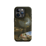 Still Life with Holbein Bowl Nautilus Cup Glass Goblet and Fruit Dish - Willem Kalf Phone Case Iphone 15 Pro / Matte Black Phone Case