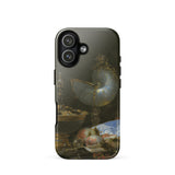 Still Life with Holbein Bowl Nautilus Cup Glass Goblet and Fruit Dish - Willem Kalf Phone Case Iphone 17 / Gloss Black Phone Case Detailed
