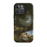 Still Life with Holbein Bowl Nautilus Cup Glass Goblet and Fruit Dish - Willem Kalf Phone Case Iphone 16 Pro Max / Matte Black Phone Case