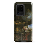Still Life with Holbein Bowl Nautilus Cup Glass Goblet and Fruit Dish - Willem Kalf Phone Case Samsung Galaxy S20 Ultra / Gloss Sleek Black