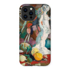 Still Life with Plaster Figure - Henri Matisse Iphone Case, 12 Pro Max / Matte, Artistic Phone Case
