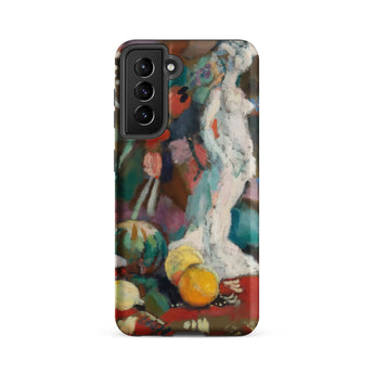 Still Life with Plaster Figure - Henri Matisse Samsung Case, Galaxy S21 Fe / Matte, Smartphone Case Abstract Painting Classical Statue Fruit