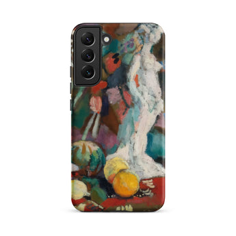Still Life with Plaster Figure - Henri Matisse Samsung Case, Galaxy S22 Plus / Matte, Smartphone Case Abstract Painting White Figure