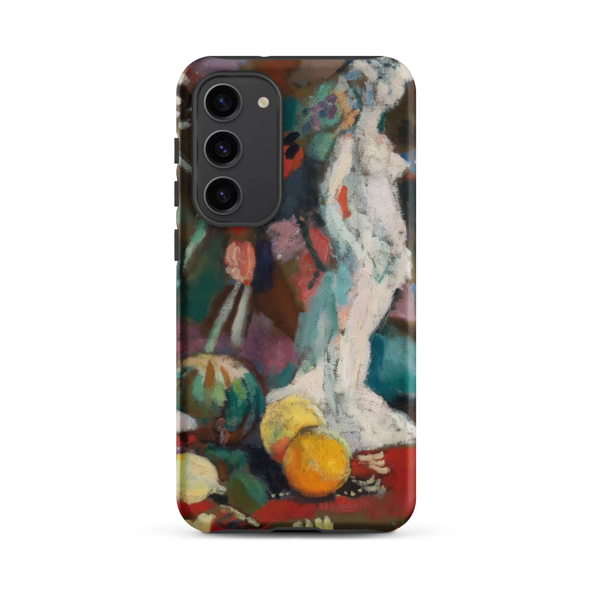 Still Life with Plaster Figure Henri Matisse Samsung Case, Galaxy S23 Plus / Matte, Phone Case Colorful Abstract Painting Classical Statue