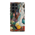 Still Life with Plaster Figure Henri Matisse Samsung Case, Galaxy S23 Ultra / Matte, Smartphone Painted Art Design White Statue Fruit Case