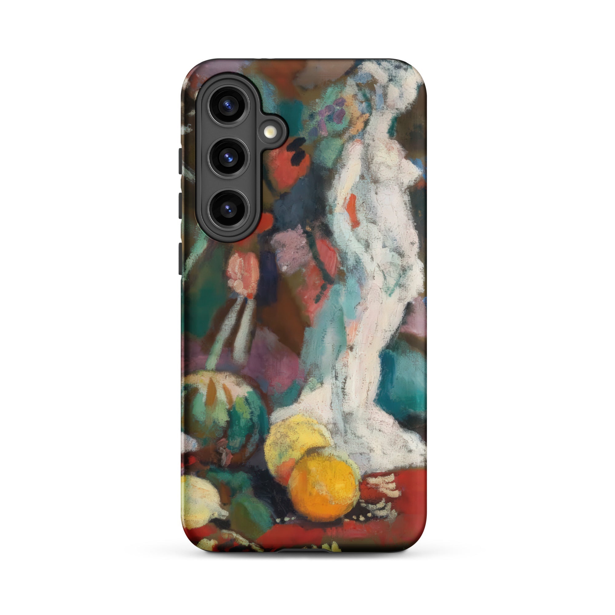 Still Life with Plaster Figure Henri Matisse Samsung Case, Galaxy S24 Plus / Matte, Smartphone Case Colorful Abstract Painting Nude Figure