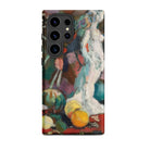 Still Life with Plaster Figure Henri Matisse Samsung Case, Galaxy S24 Ultra / Matte, Smartphone Case Colorful Painted Life White Statue