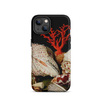 Still Life with Shells & Corals - Jacques Linard Iphone Case, 13 / Matte, Seashell-themed Phone Case