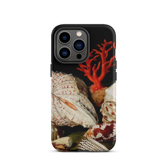Still Life with Shells & Corals - Jacques Linard Iphone Case, 13 Pro / Matte, Seashell-themed Phone Case