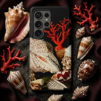 Still Life with Shells & Corals - Jacques Linard Phone Case, Mobile Cases, Toby Leon