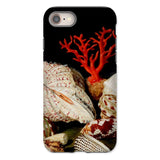 Still Life with Shells & Corals - Jacques Linard Iphone Case, 8 / Matte, Seashell Coral Phone Case
