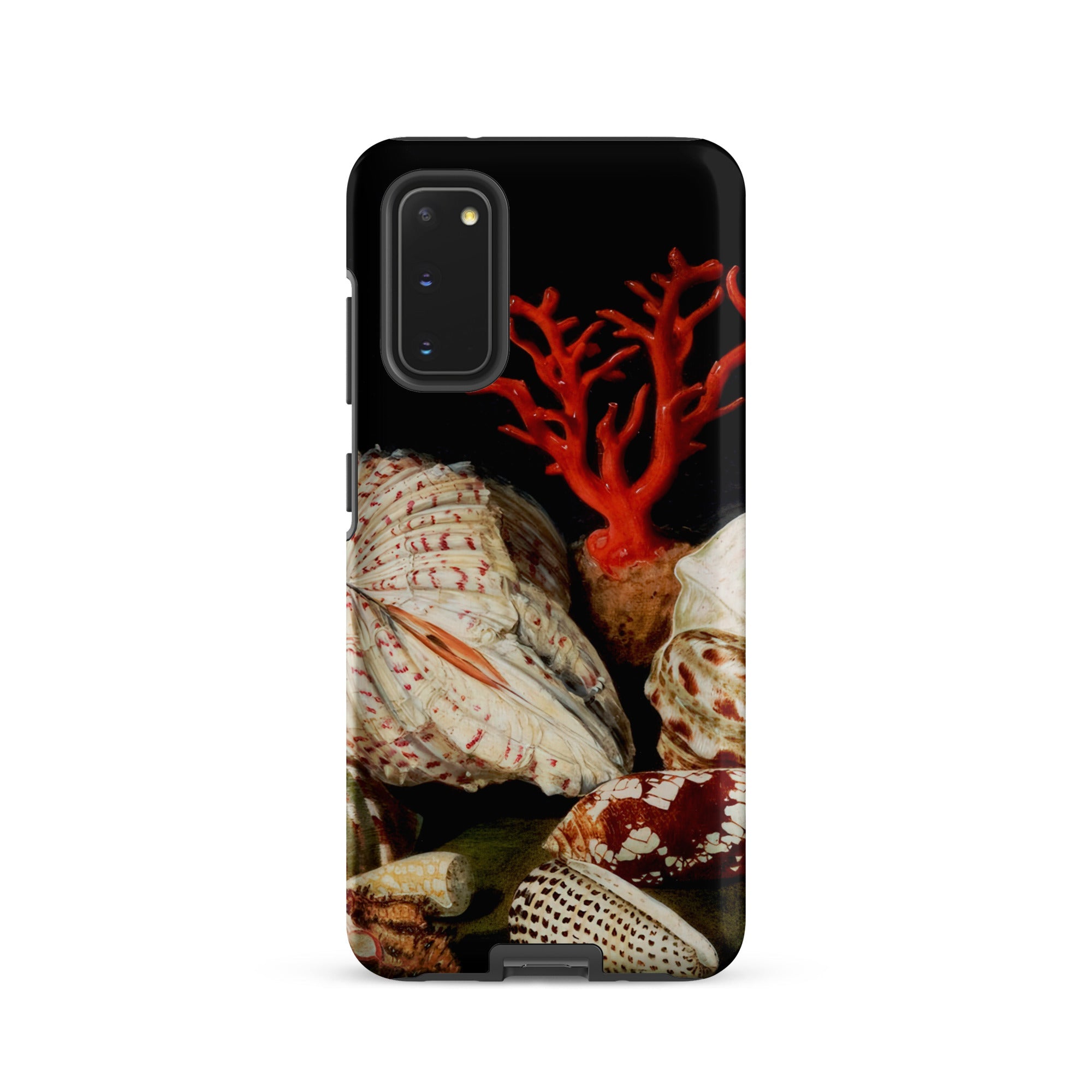 Still Life with Shells & Corals Jacques Linard Samsung Case, Galaxy S20 / Matte, Smartphone Case Vibrant Seashell Coral Design