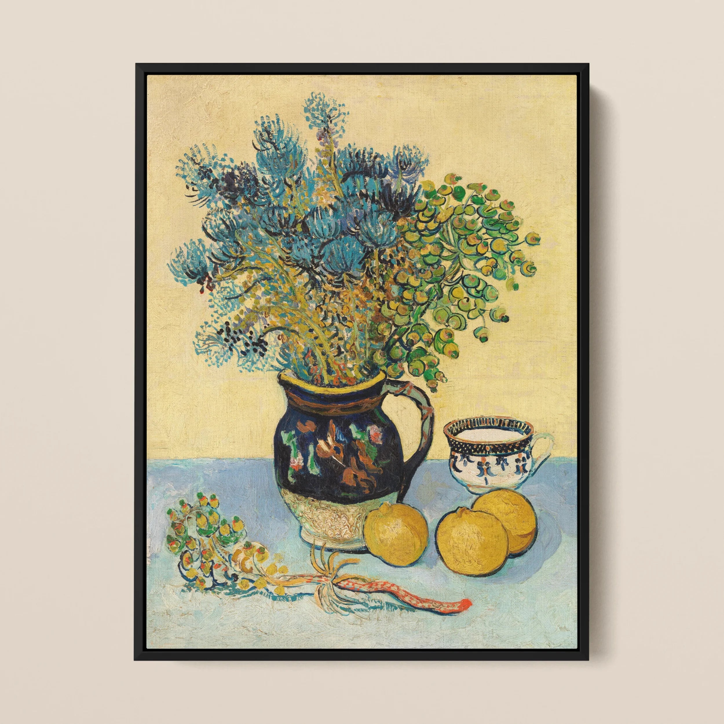 Still Life - Vincent Van Gogh Floral Art Framed Canvas Posters Prints & Visual Artwork