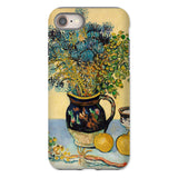 Still Life - Vincent Van Gogh Iphone Case, 8 / Matte, Phone Case Colorful Life Painting Flowers Vase Fruit