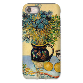 Still Life - Vincent Van Gogh Iphone Case, 8 / Matte, Phone Case Colorful Life Painting Flowers Vase Fruit