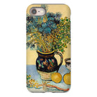 Still Life - Vincent Van Gogh Iphone Case, 8 / Matte, Phone Case Colorful Life Painting Flowers Vase Fruit