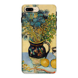 Still Life - Vincent Van Gogh Iphone Case, 8 Plus / Matte, Phone Case Colorful Life Painting Flowers Vase Lemons