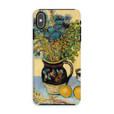 Still Life - Vincent Van Gogh Iphone Case, Xs Max / Matte, Phone Case Colorful Life Painting Flowers Vase Lemons