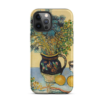 Still Life - Vincent Van Gogh Phone Case Iphone 12 Pro Max / Matte Phone Case Floral Life Design Vincent Gogh, Gogh Iphone Case, Vibrant