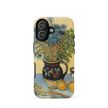 Still Life - Vincent Van Gogh Phone Case Iphone 17 / Matte Iphone 12 Case Gogh’s Vase Flowers Design Vincent Gogh, Gogh Case, Vibrant World