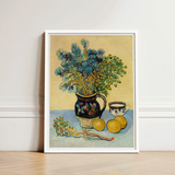 Framed Reproduction Vincent Van Gogh’s ?Still Life Potted Gogh, Masterful, Art