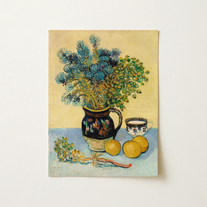 Still Life - Vincent Van Gogh Post-impressionism Art Print / Canvas, Vincent Van Gogh, Van Gogh’s Masterful, Van Gogh Art