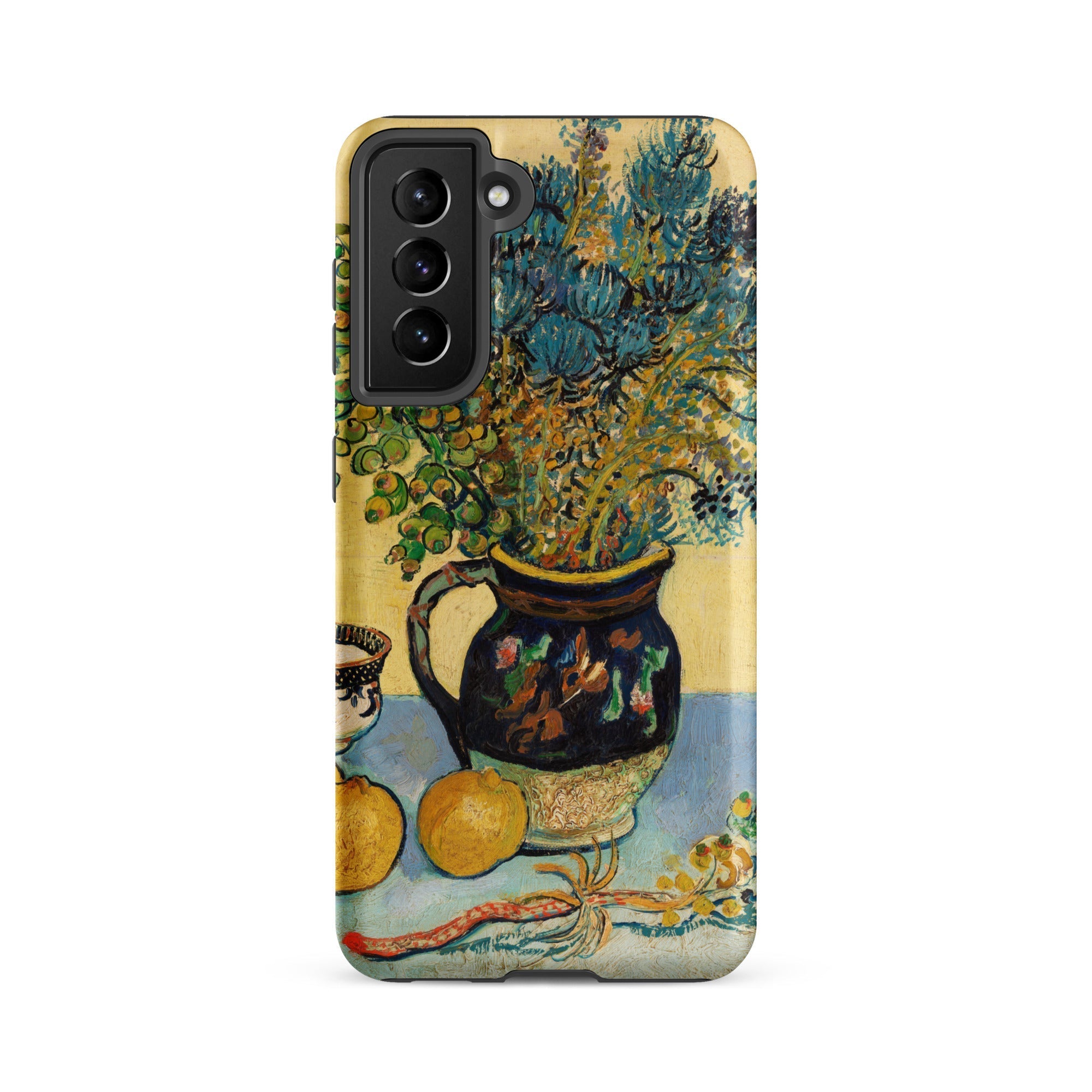 Still Life Vincent Van Gogh Samsung Case, Galaxy S21 Fe / Matte, Smartphone Case Colorful Still Life Painting Design