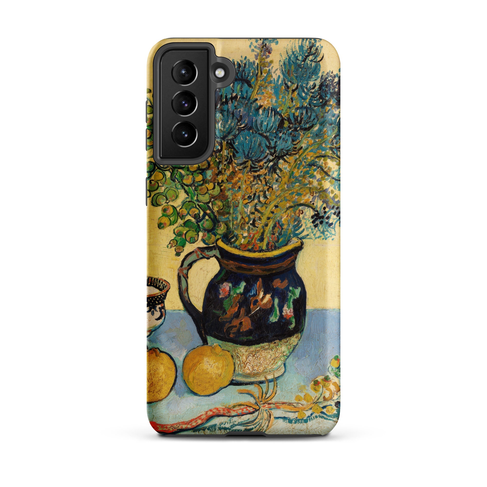 Still Life Vincent Van Gogh Samsung Case, Galaxy S21 Plus / Matte, Phone Case Life Painting Flowers Pitcher Fruit Grapes