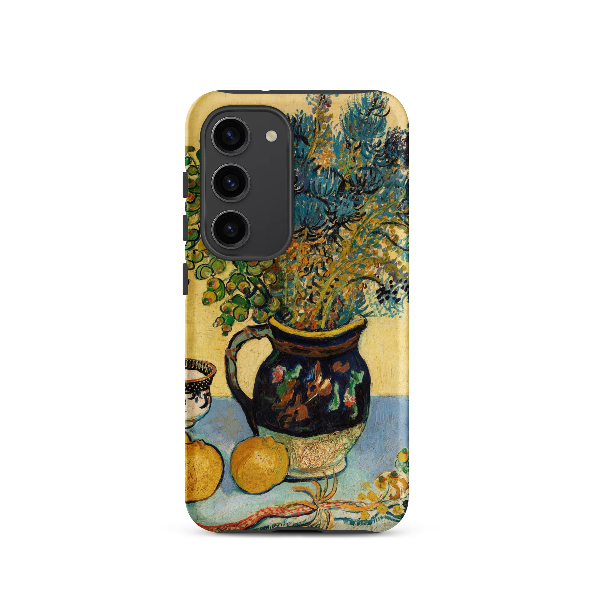 Still Life Vincent Van Gogh Samsung Case, Galaxy S23 / Matte, Smartphone Case Life Painting Vase Flowers Fruit